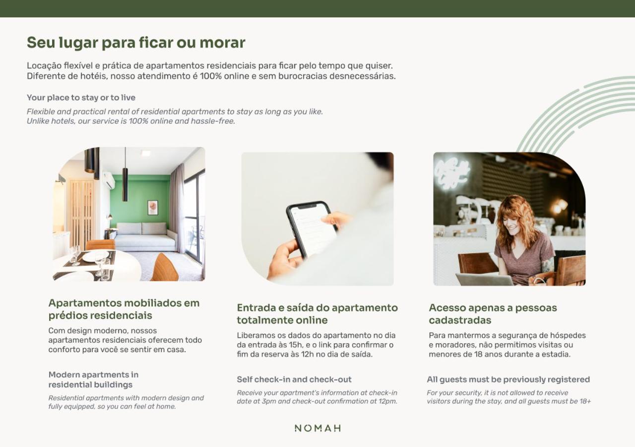 Nomah - Aptos por Temporada no Brás Apartamento São Paulo Exterior foto